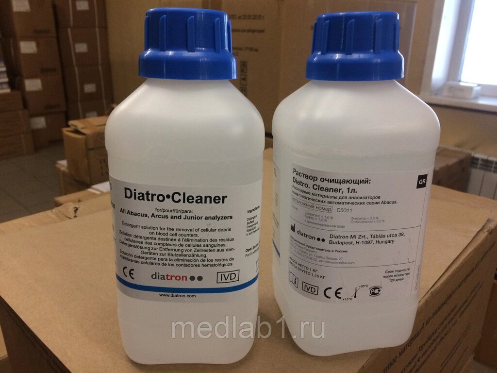 Очищающий раствор Диатрон Cleaner 1л (Diatron, Венгрия) от компании ООО "Медлаб" - фото 1