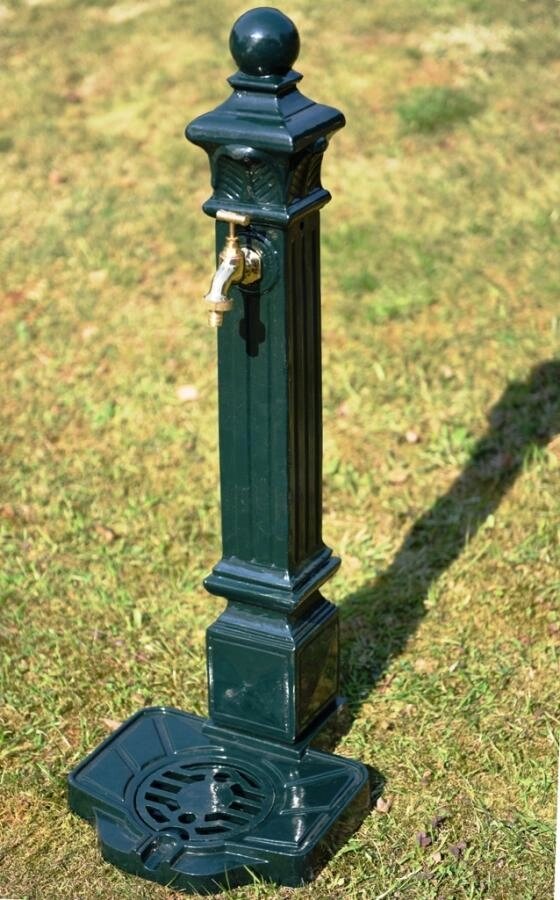 Алюминиевая садовая колонка для воды GLQ 218 (Green/Brown) от компании Простопруд Товары для Пруда - фото 1