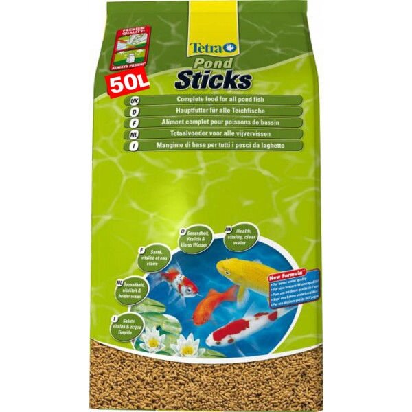 Корм для рыб Tetra Pond Sticks 50л - характеристики