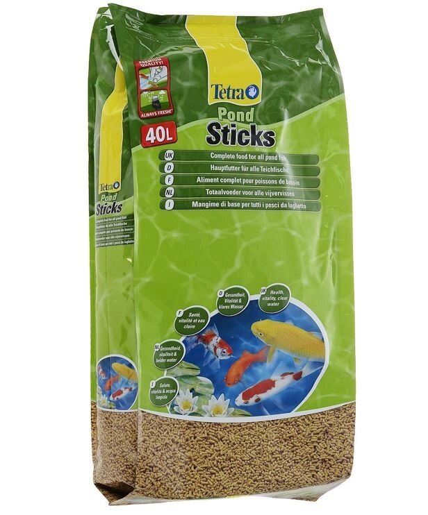 Корм для прудовой рыбы Tetra Pond Sticks 40 л - отзывы