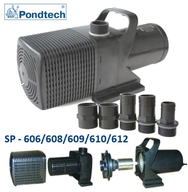 Насос для пруда SP 616 Pondtech производительность 16000 литров в час - описание