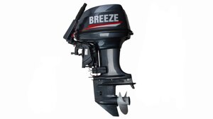 Лодочный мотор BREEZE T40BWS-RPT (электростартер + руль + гидравлика) (2х тактный)