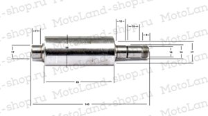 Вал балансирный 162FMJ-B (CG150D-B)