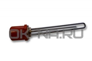 ТЭН трубчатый, 2000W 220V d41mm (резьба) L310mm (терморегулятор), бак OWM / OPP / ORP Optimac / LIVA