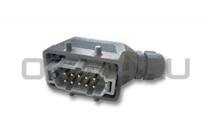 Вилка штепсельного разъема, 16А 380V, Metesan 27292-5, шланг Optimac OHE 04