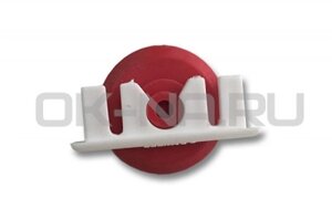Ролик опорный, подающая / принимающая секция, d42x10мм, красный с белым держателем, OWM417 / OWM617