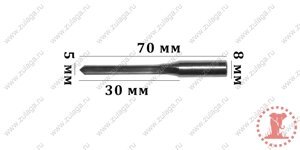 Фреза 5x30x70x8 HSS co 5%
