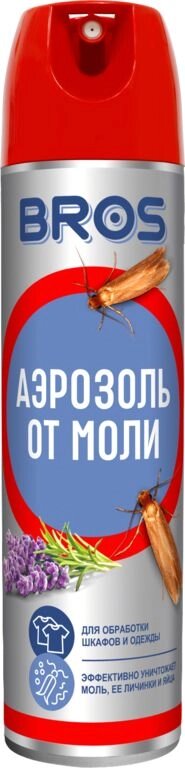 Bros аэрозоль от моли 150мл от компании ООО "Торговая компания Капитал" - фото 1