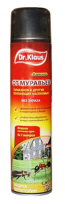 Dr. klaus аэрозоль от ползающих насекомых 600мл от компании ООО "Торговая компания Капитал" - фото 1