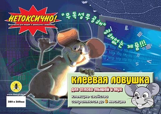 Эко-клей DG-1101 клеевая ловушка мух от компании ООО "Торговая компания Капитал" - фото 1