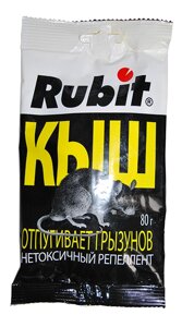 Rubit КЫШ средство для отпугивания грызунов 80гр