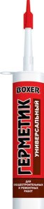 Герметик силиконовый универсальный белый Boxer 260 мл