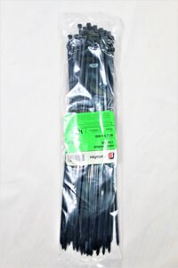 Хомут-стяжка КСС 5х400 Черный (упаковка 100 шт.) FF