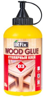 Клей столярный IRFIX WOOD GLUE D3 500 гр от компании ООО "Компания Промметиз" - фото 1