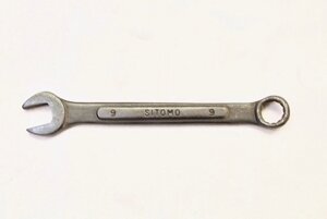Ключ гаечный комбинированный оксидный 9х9 Sitomo