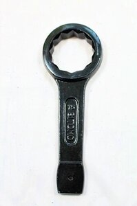 Ключ гаечный накидной односторонний ударный оксидный 75 Sitomo