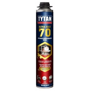 Пена ПРОФ. монтажная TYTAN Professional 70 Ultra Fast 870мл