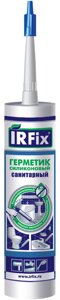 Герметик силиконовый санитарный прозрачный 310 мл IRFix