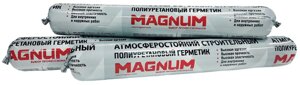 Герметик полиуретановый атмосферостойкий MAGNUM серый 800 г/600 мл (20шт)
