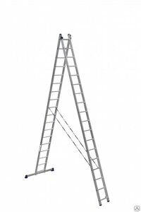 Лестница двухсекционная алюминиевая универсальная 507/927 см