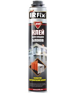 Клей-пена для блоков IRFIX proff 750мл
