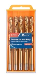Сверло по металлу с титан. покр. 12х151 мм Cutop Profi (5шт)