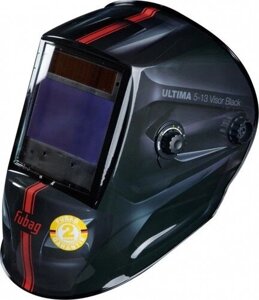 Маска сварщика хамелеон Fubag Ultima 5-13 Visor Black/IQ 5-13N M (зона обзора 100х67мм) 8641831