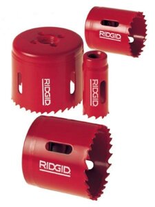 Коронки биметаллические по металлу Ridgid и Milwaukee