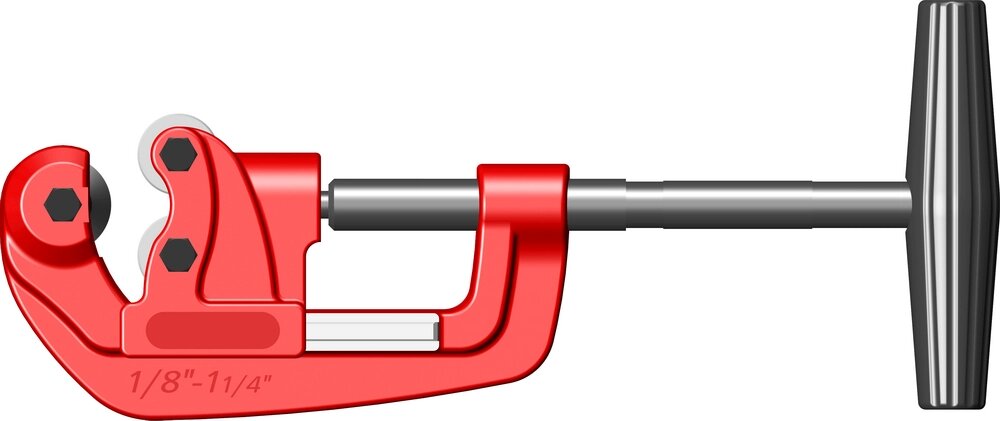 Ручной труборез Zenten для стальных труб до 1.1/4" (до 42мм) от компании ООО «ПромКомплект» - фото 1