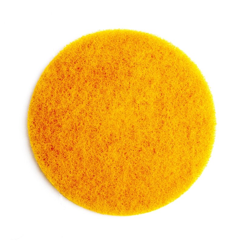 150мм SMIRDEX Нетканый абразивный матирующий круг SMF 1000, жёлтый от компании ООО «ВЕКТРА» - фото 1