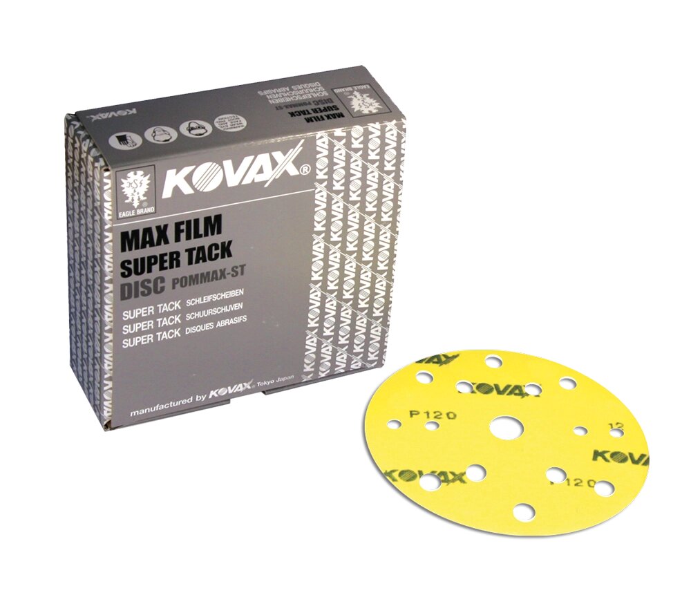 P120 152мм KOVAX Max Film Абразивный круг, с 15 отверстиями от компании ООО «ВЕКТРА» - фото 1