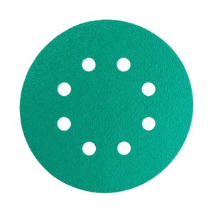 P2000 125мм Green Абразивный шлифовальный круг, с 8 отверстиями