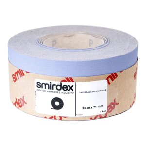70мм*25м SMIRDEX Ceramic Velcro 740, бумага в рулонах
