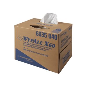 KIMBERLY-CLARK WypAll X60 Салфетки белые, уп. 42,6*31,7см*200шт