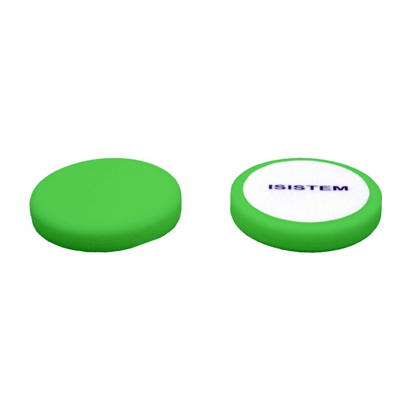 Полировальный поролоновый круг 150 mm 30 mm среднежесткий зеленый GREEN от компании ООО «ВЕКТРА» - фото 1