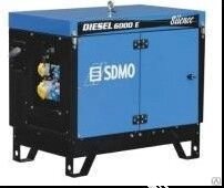 Дизельный генератор SDMO DIESEL 6000 E SILENCE с АВР ##от компании## ООО «Строительное оборудование» - ##фото## 1