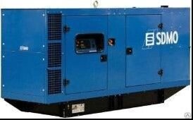 Дизельный генератор SDMO J250K в кожухе с АВР ##от компании## ООО «Строительное оборудование» - ##фото## 1