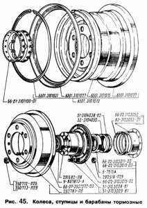 Ступица колеса ГАЗ 66-02-3103015-02