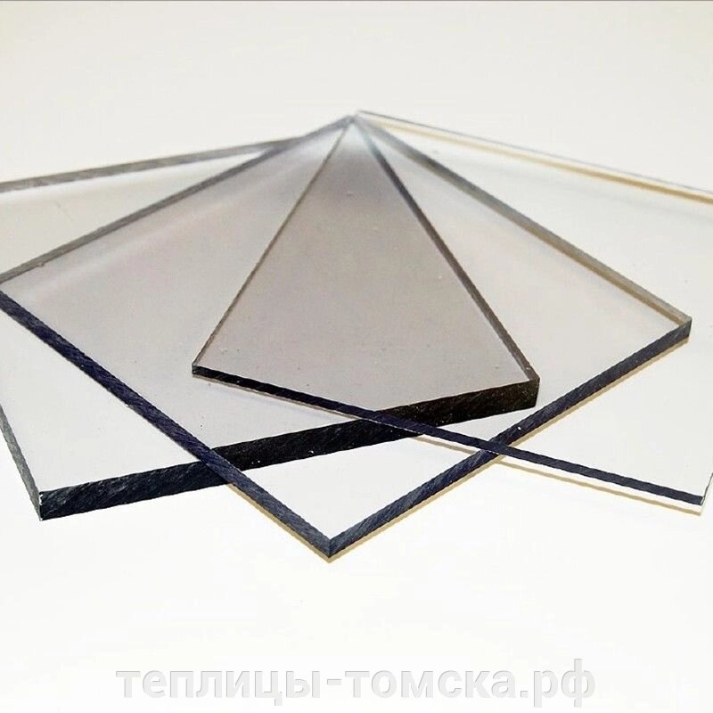 Монолитный поликарбонат прозрачный 2,05*3,05 м 2 мм от компании Теплицы-томска - фото 1