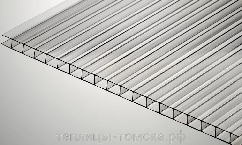 Сотовый поликарбонат 4 мм. лист 2,1 х 6 м. от компании Теплицы-томска - фото 1