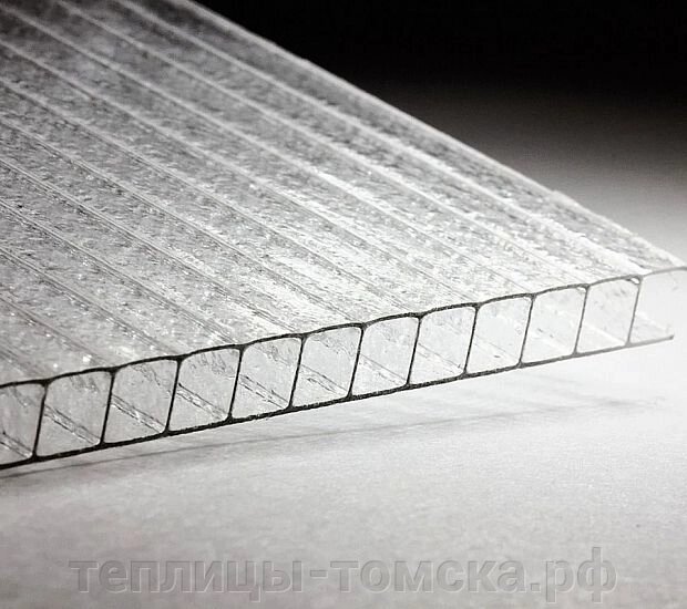 Сотовый поликарбонат бесцветный 8 мм от компании Теплицы-томска - фото 1
