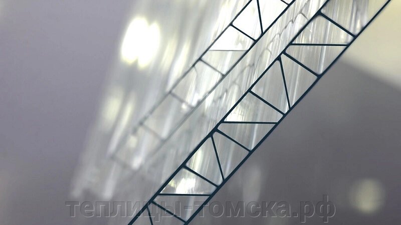 Сотовый поликарбонат LUX усиленный 4 мм от компании Теплицы-томска - фото 1