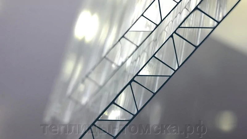Сотовый поликарбонат LUX усиленный 4 мм. Цена 4490 руб, купить в Томске
