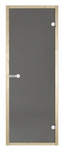 HARVIA Двери стеклянные 8/19 коробка сосна, бронза D81901M от компании СпаТех - фото 1