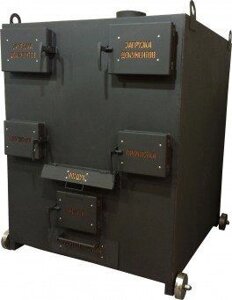 Печь для сжигания бумаг и документов на объем 0.75м3/ 750 л (инсинератор энергонезависимый атмосферный)