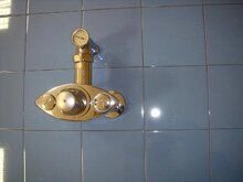 Термостатический смеситель D 1 1/4" для подключения водолечебных душей или кафедры «Vuoksa» (настенный монтаж) Grohe