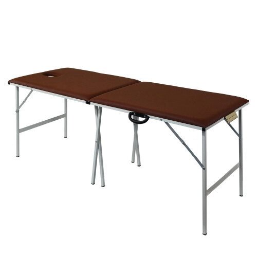 Складной массажный стол со стальным каркасом 190х70 см от компании СпаТех - фото 1