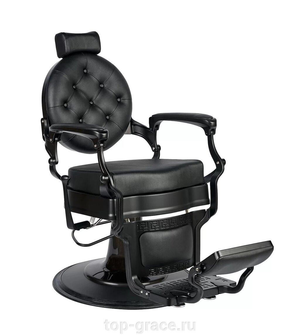 Кресло для барбершопа BUZZ Black Black от компании top ГРАС - фото 1