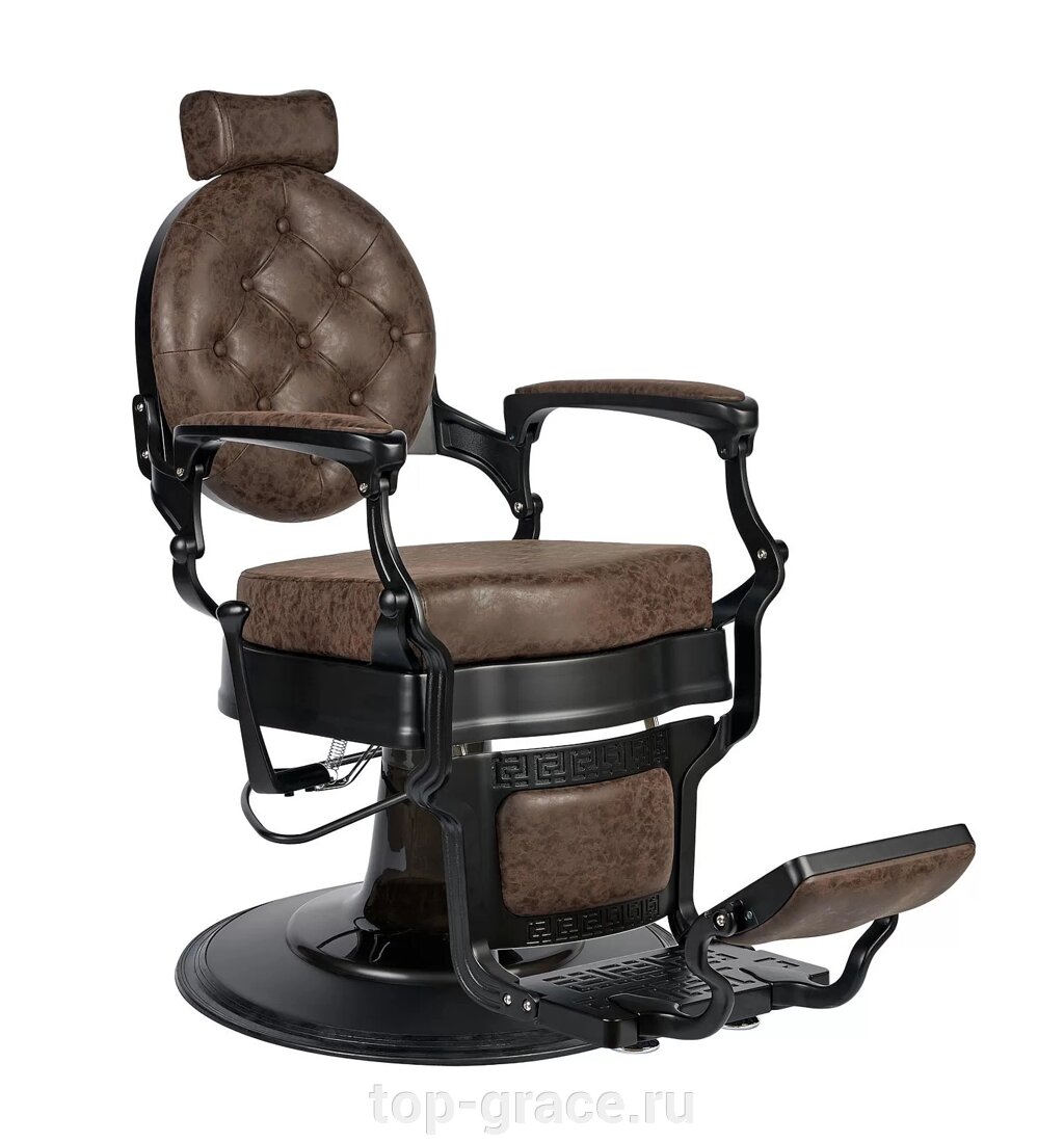 Кресло для барбершопа BUZZ Black Brown от компании top ГРАС - фото 1