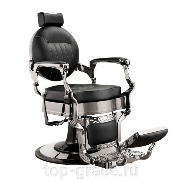 Кресло для барбершопа CAESAR Mercury Black от компании top ГРАС - фото 1